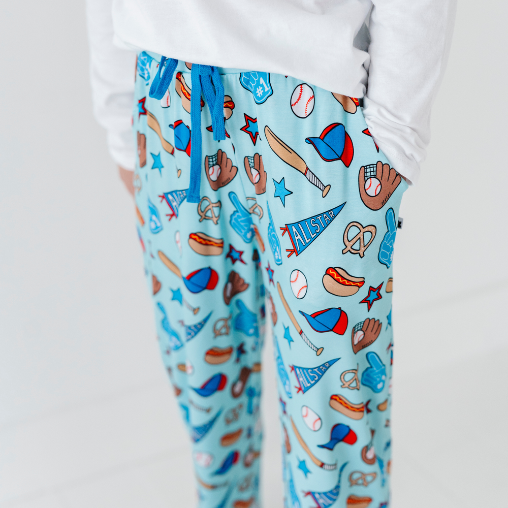 
                      
                        No Place Like Home Blue Baseball Boys Lounge Pants - Bigger Kids
                      
                    