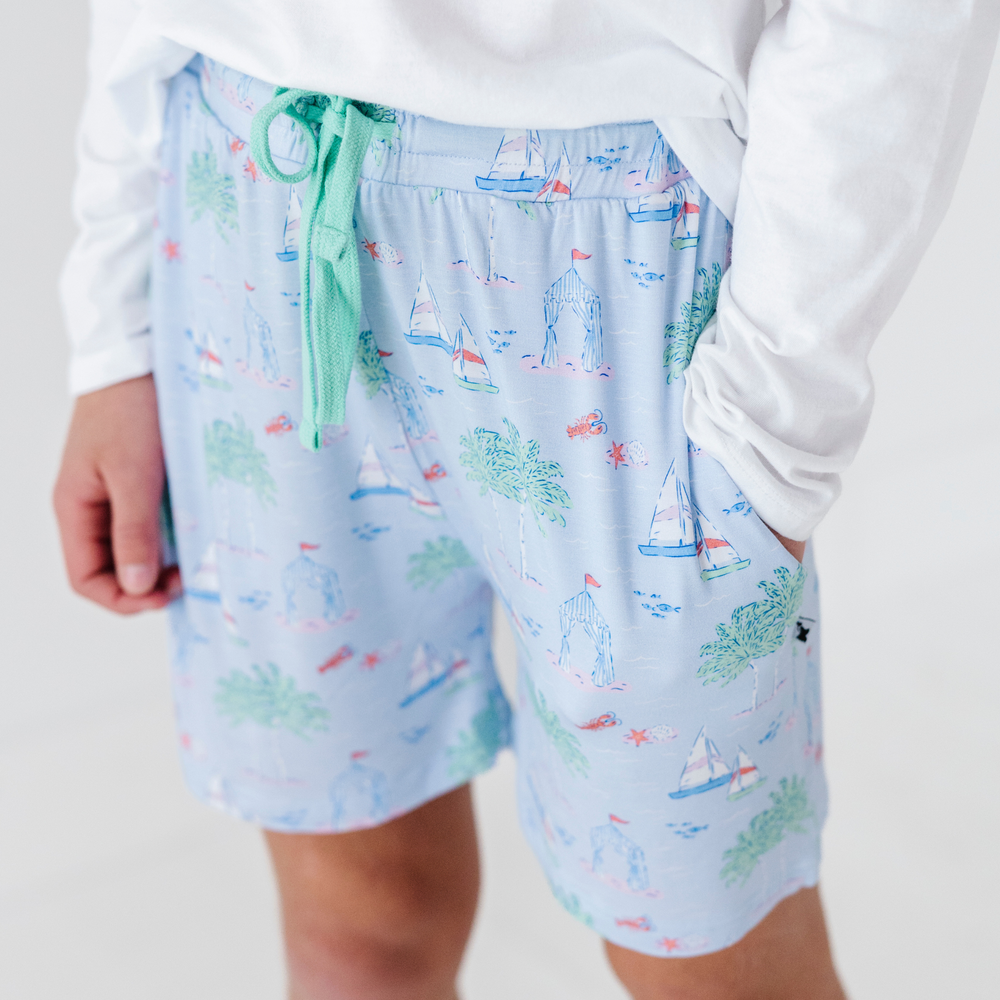 
                      
                        Dreams for Sail Boys Lounge Shorts- Bigger Kids
                      
                    