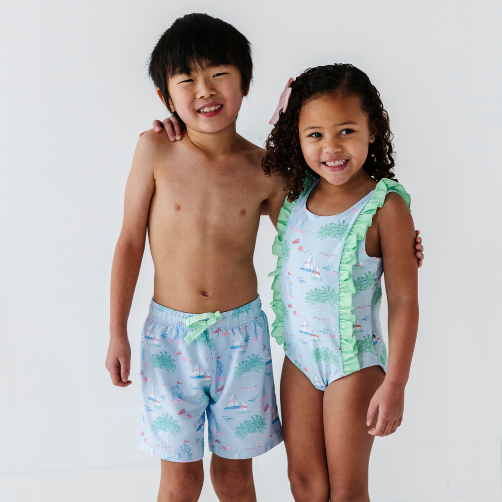 
                      
                        Dreams for Sail Girls Swimsuit With Ruffle
                      
                    