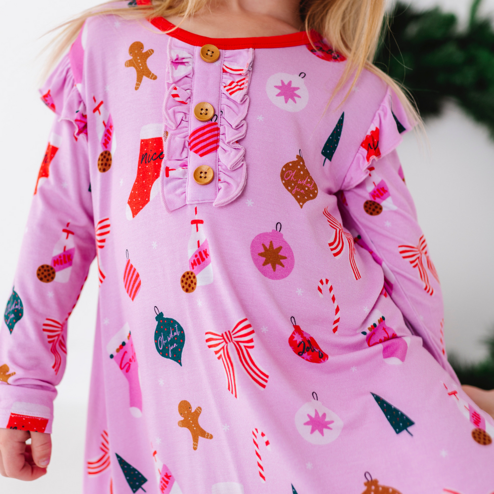 
                      
                        Pink Christmas Nightgown by Kiki and Lulu
                      
                    