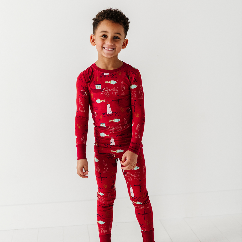 Shine Bright Like a Lighthouse Toddler/Big Kid Pajamas