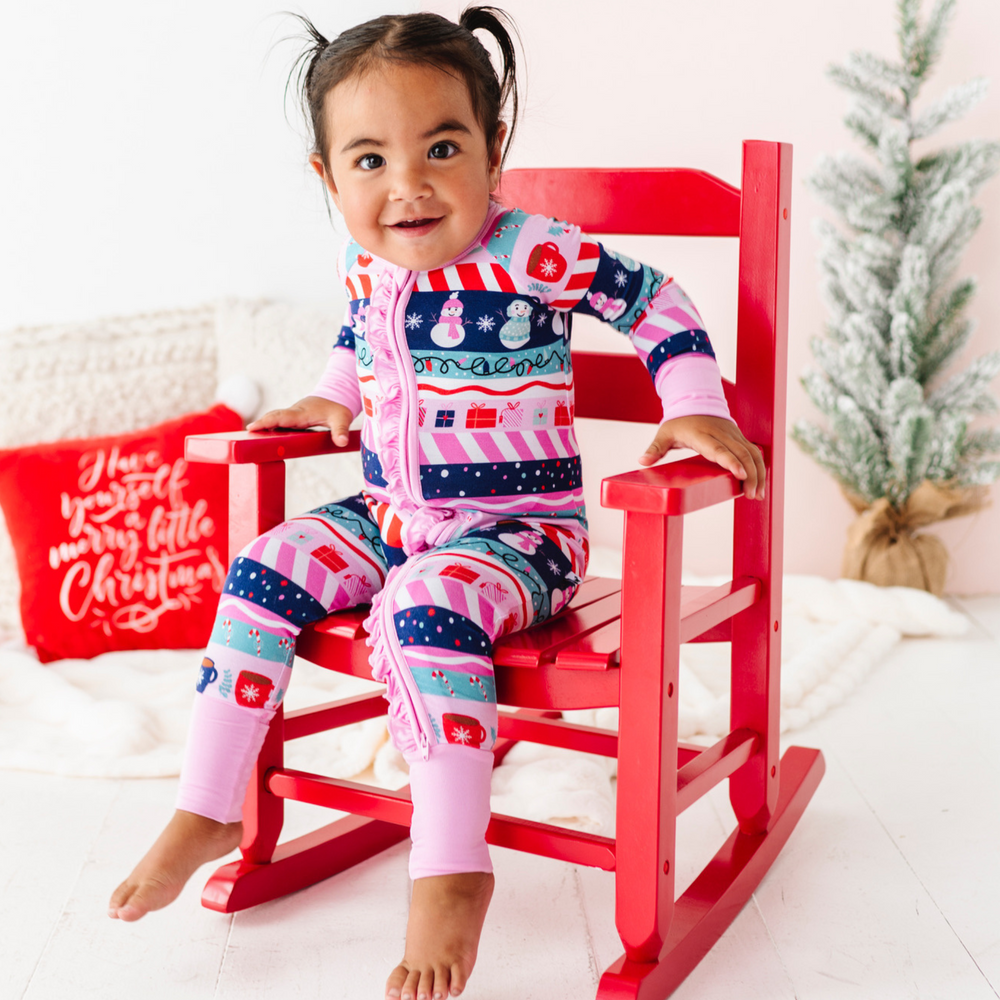 
                      
                        Pink Fair Isle Kids Pajamas by Kiki and Lulu
                      
                    