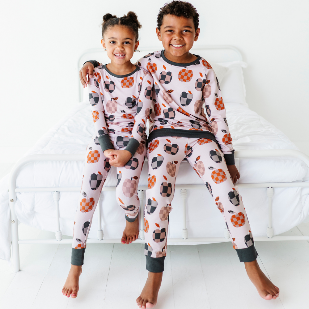 
                      
                        Sibling Matching Fall Apple Jogger Set and Pajamas
                      
                    