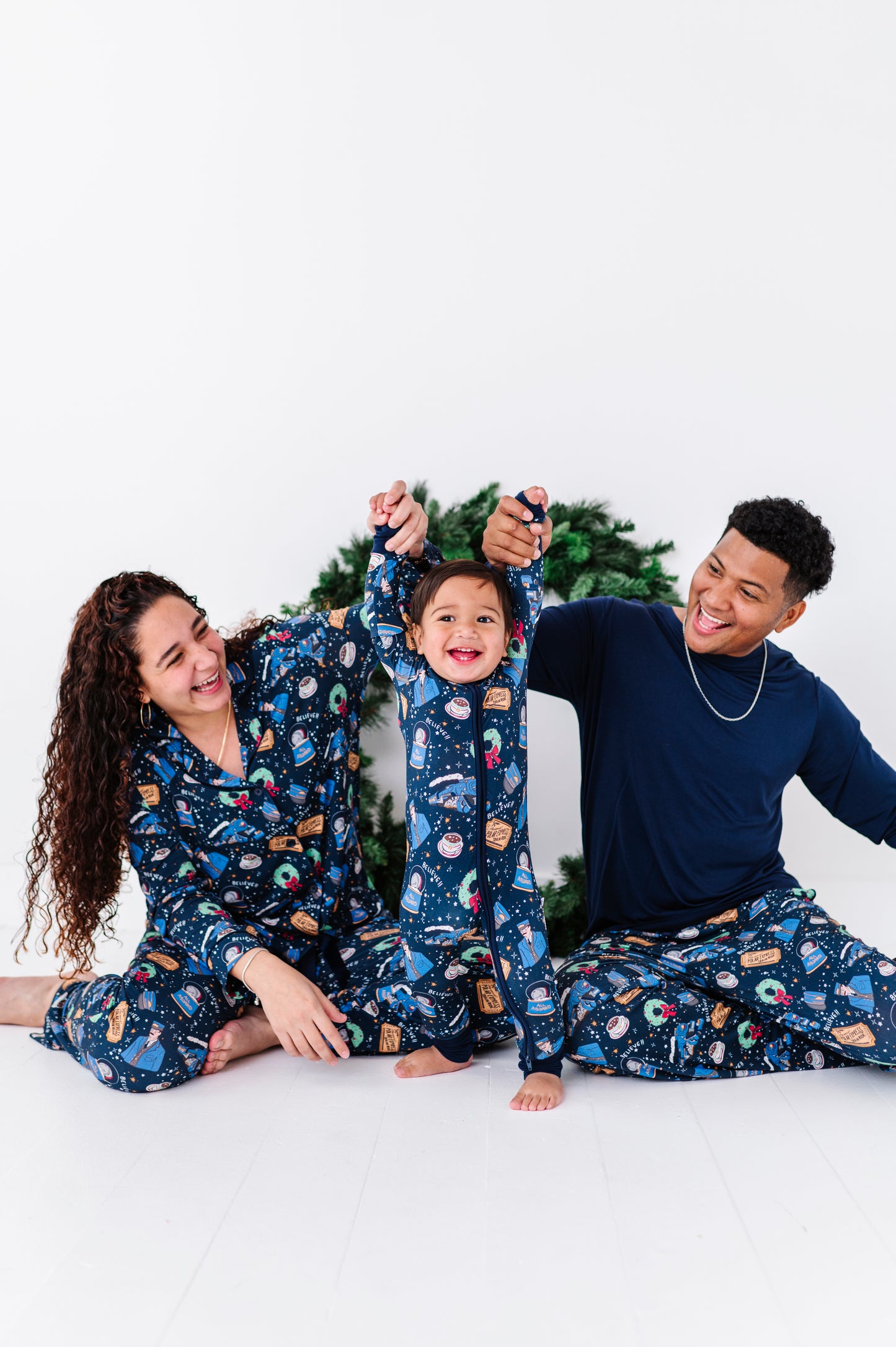 Family Matching Train Pajamas By Kiki and Lulu