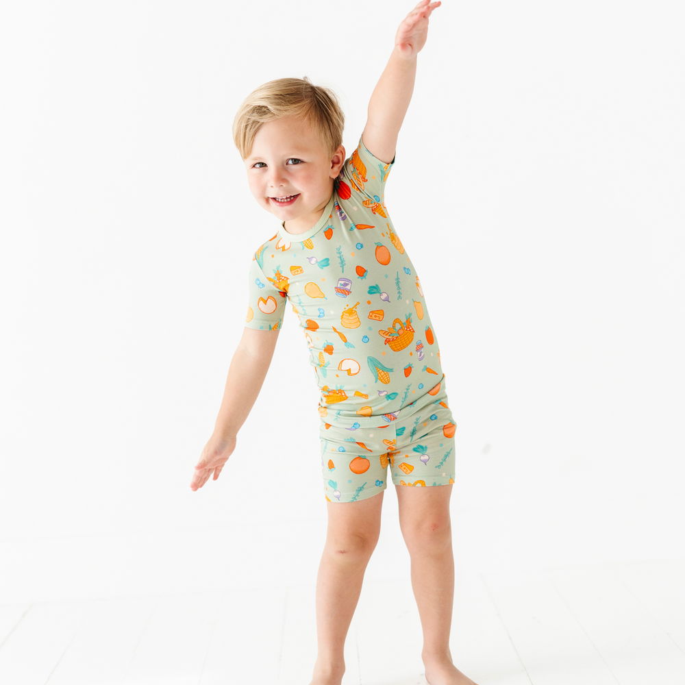 
                      
                        Don't Panic, It's Organic Farmer's Market Toddler/Big Kid Pajamas- Short Sleeve and Shorts
                      
                    