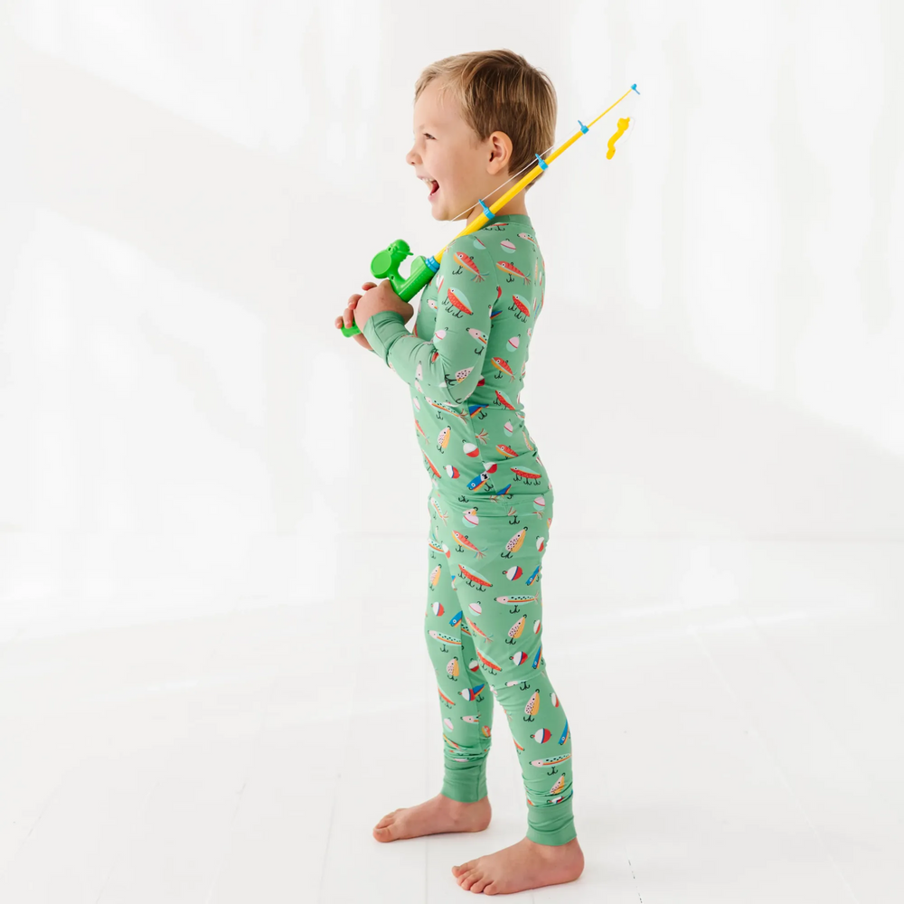 
                      
                        Kid in Fishing Pajamas by Kiki and Lulu
                      
                    