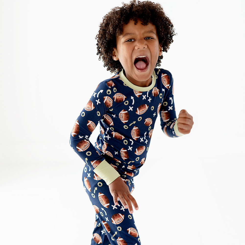 
                      
                        Clear Eyes, Full Hearts, Lets Snooze Football Toddler/Big Kid Pajamas
                      
                    