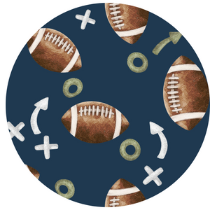 
                
                    Load image into Gallery viewer, Clear Eyes, Full Hearts, Lets Snooze Football Crib Sheet
                
            
