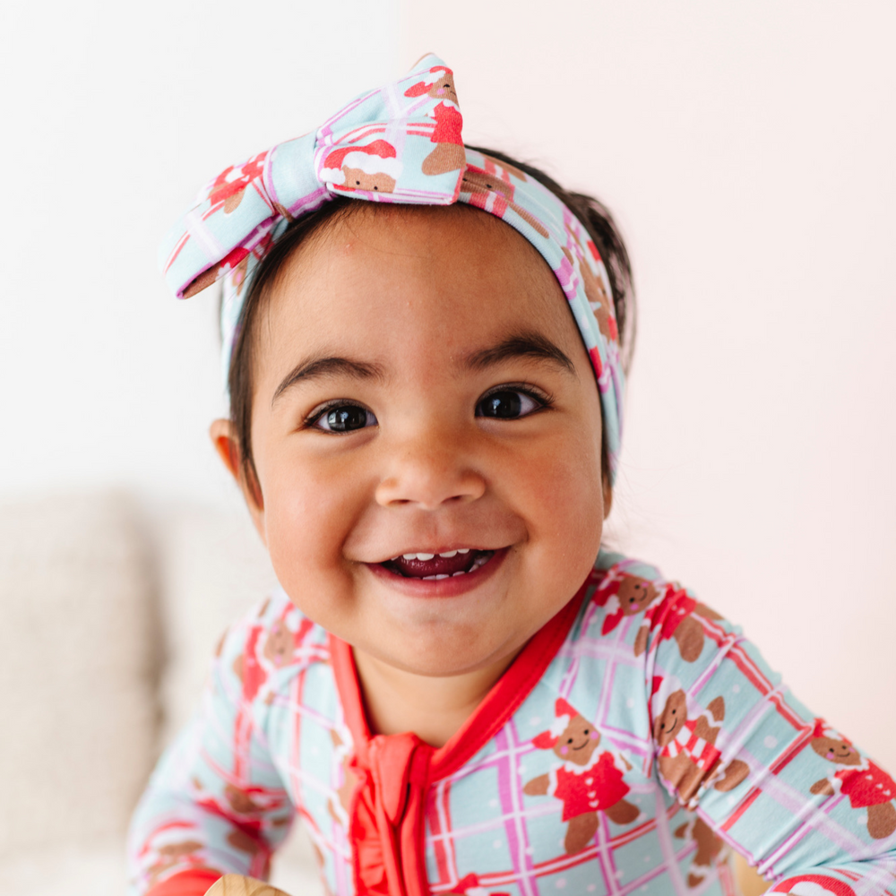 Girl in Gingerbread Headband by Kiki and Lulu