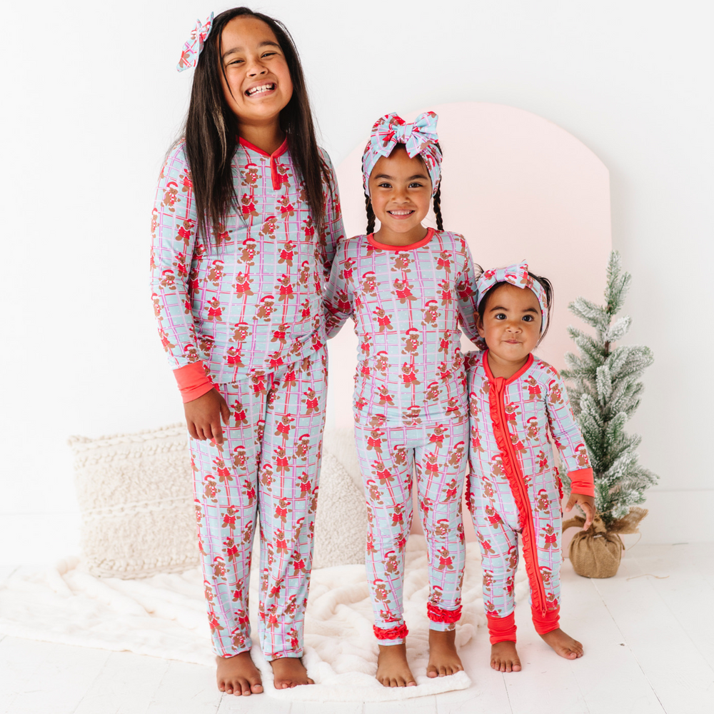 
                      
                        Family Matching Gingerbread Christmas Pajamas by Kiki and Lulu
                      
                    