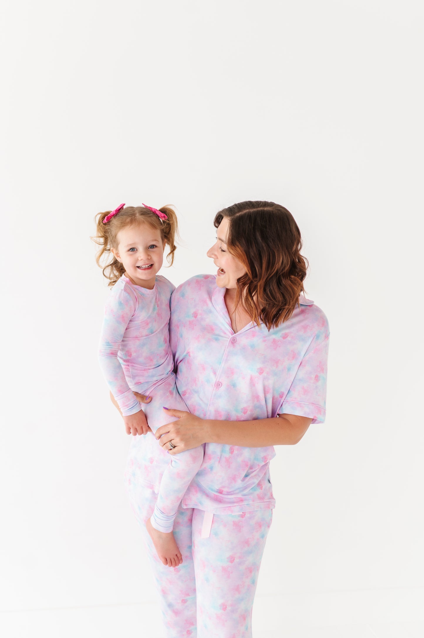 Girl in Tie Dye Pajamas by Kiki and Lulu