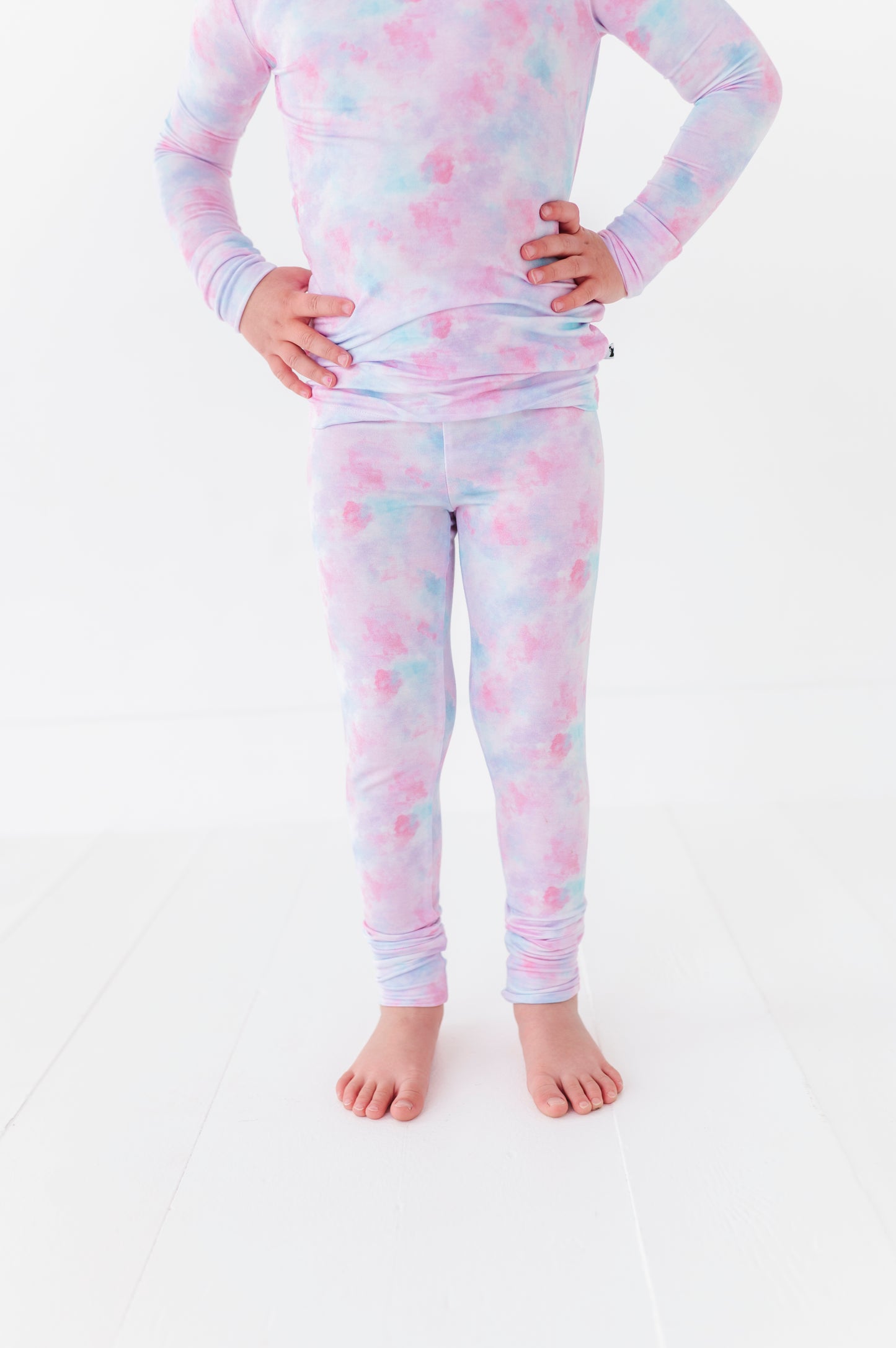 Girl in Tie Dye Pajamas by Kiki and Lulu