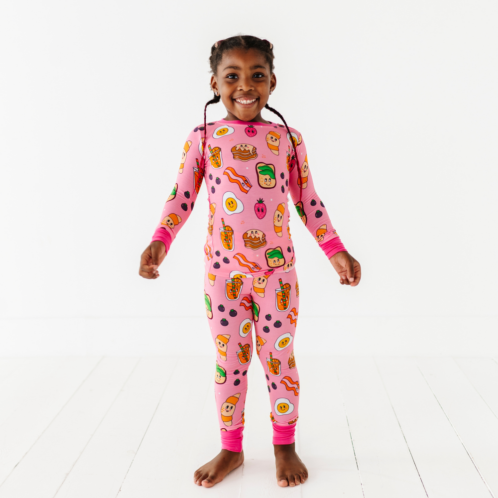 
                      
                        Girl in Breakfast Pajamas by Kiki and Lulu
                      
                    