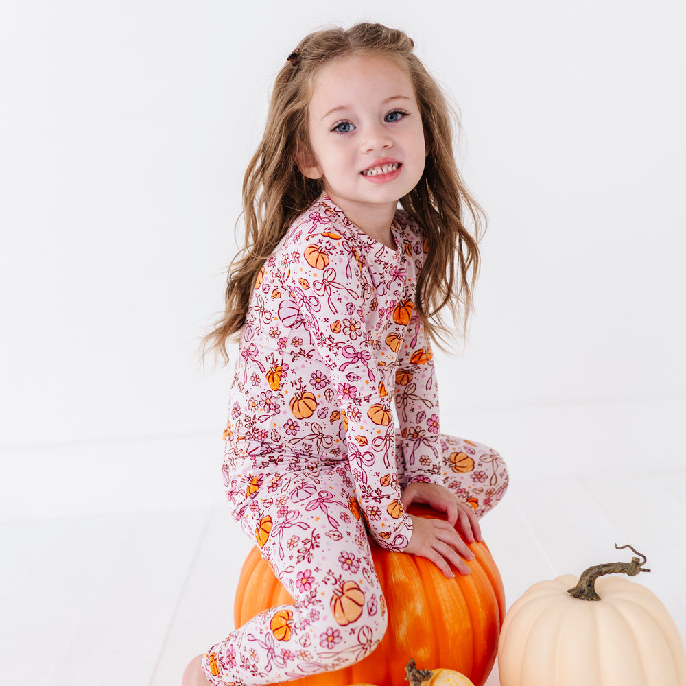 
                      
                        Purple Pumpkin Kids Pajamas
                      
                    