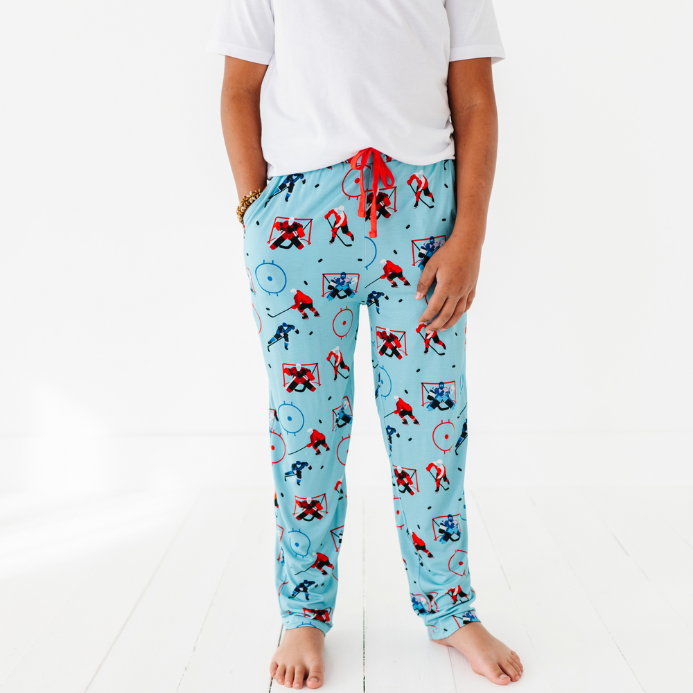 
                      
                        Boy in Hockey Pajama pants 
                      
                    