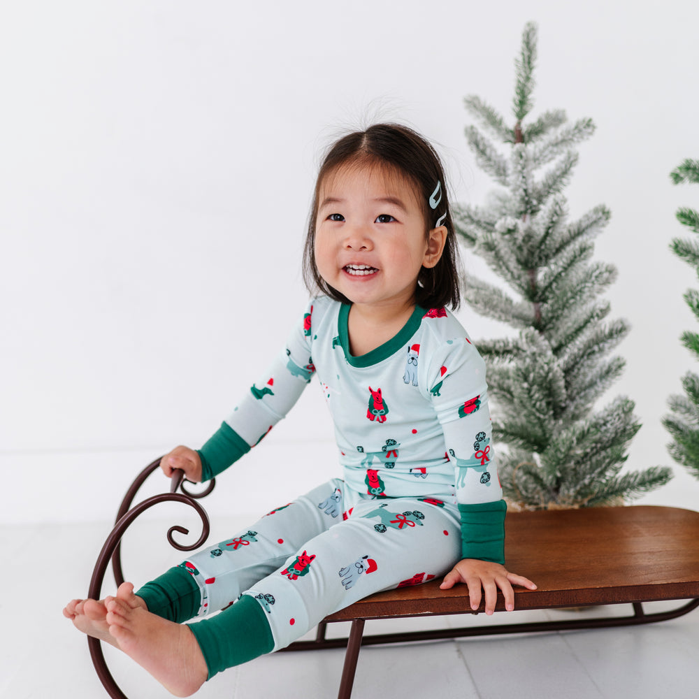 
                      
                        Christmas Dog Kids Pajamas  by Kiki and Lulu
                      
                    