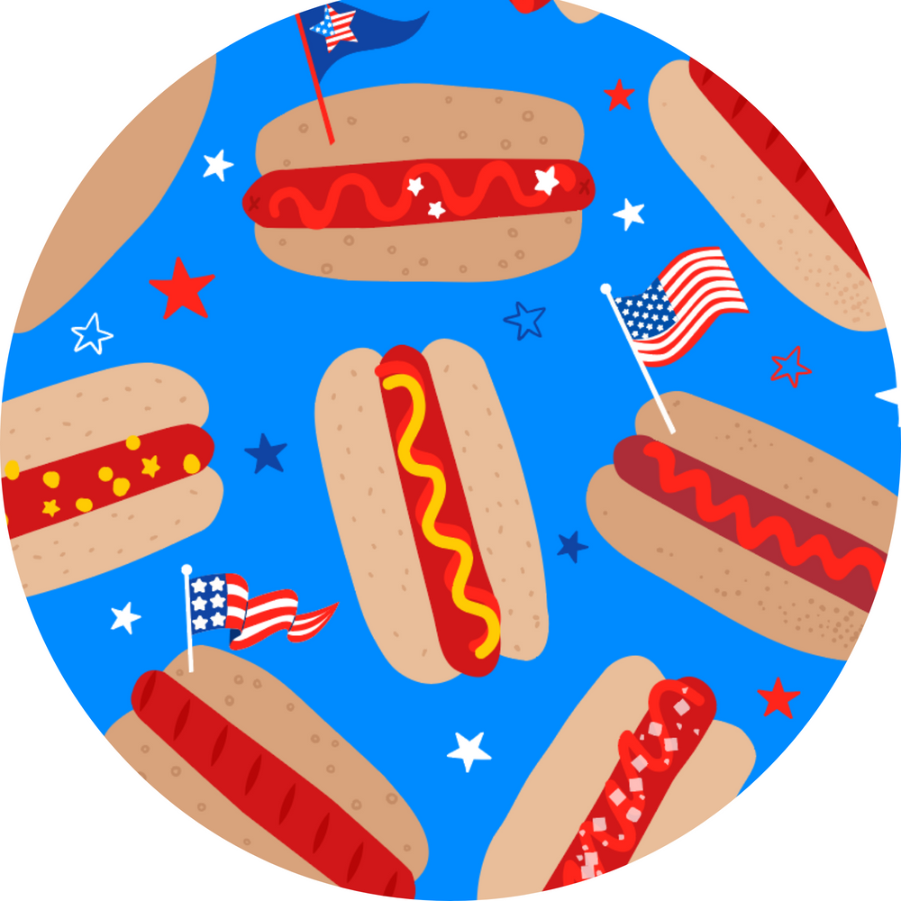 
                      
                        It's The Fourth of July and It Makes Me Want a Hot Dog Real Bad Bummie Set
                      
                    