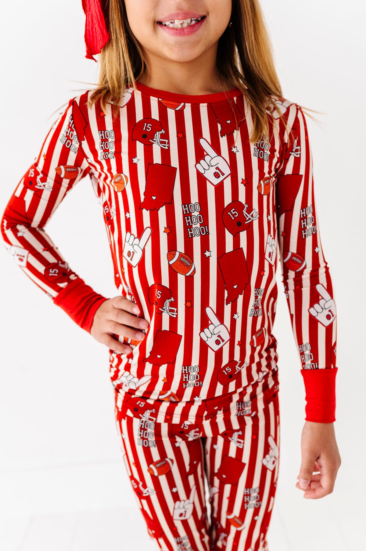 Game Day in Indiana Kids Pajamas