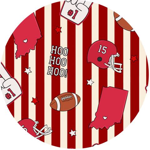 Game Day in Indiana Kids Pajamas- PREORDER