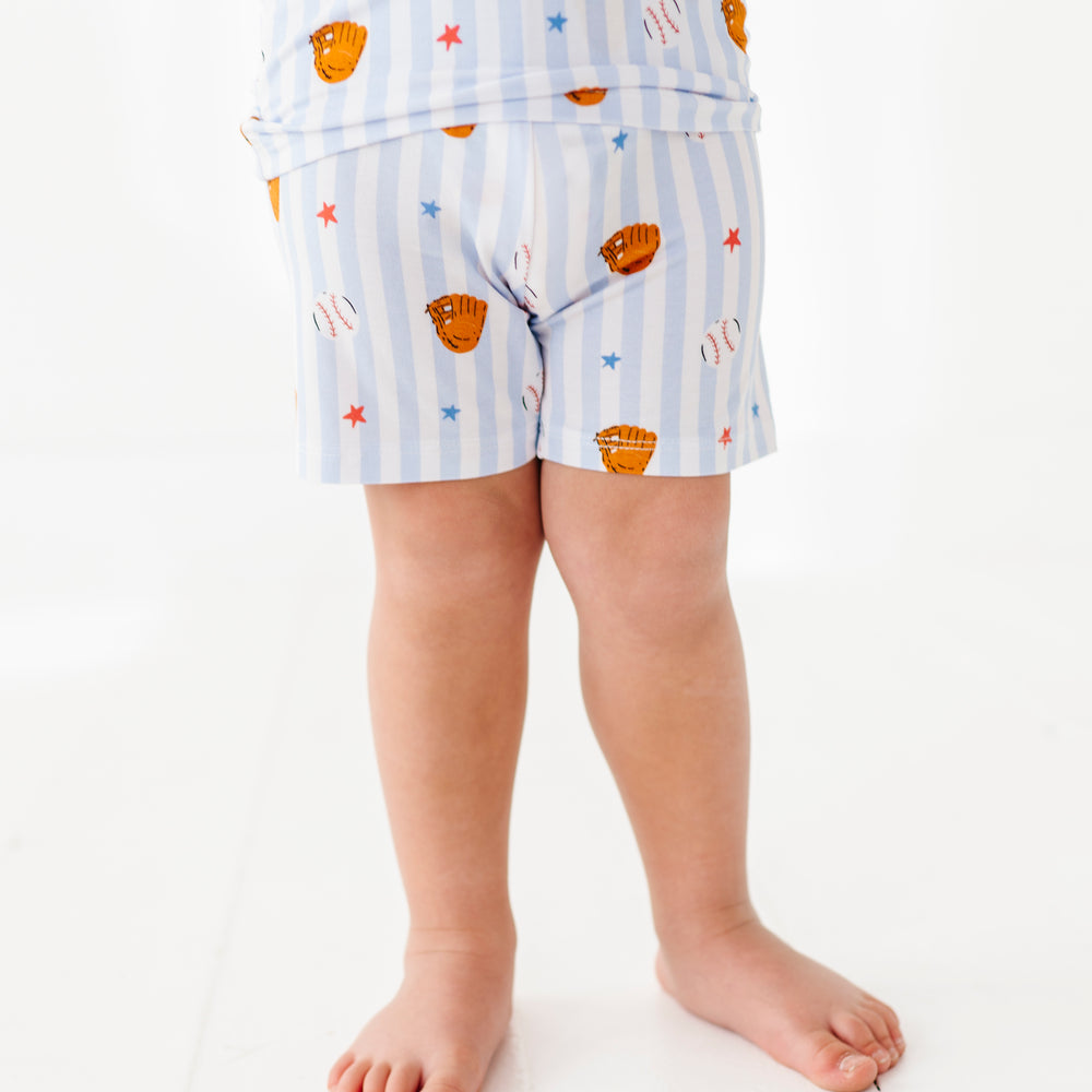 
                      
                        Stripe Out Kids Pajamas- Short Sleeve and Shorts
                      
                    