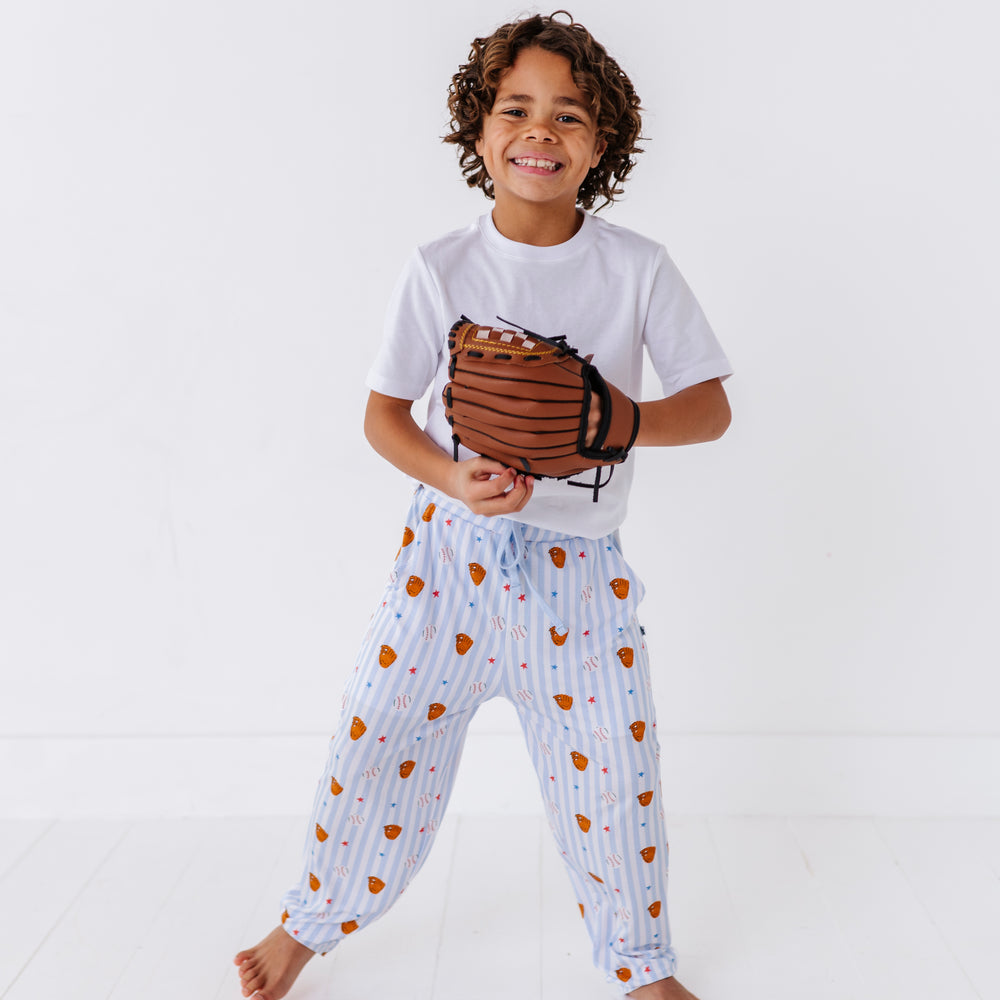 Stripe Out Boys Lounge Pants - Bigger Kids