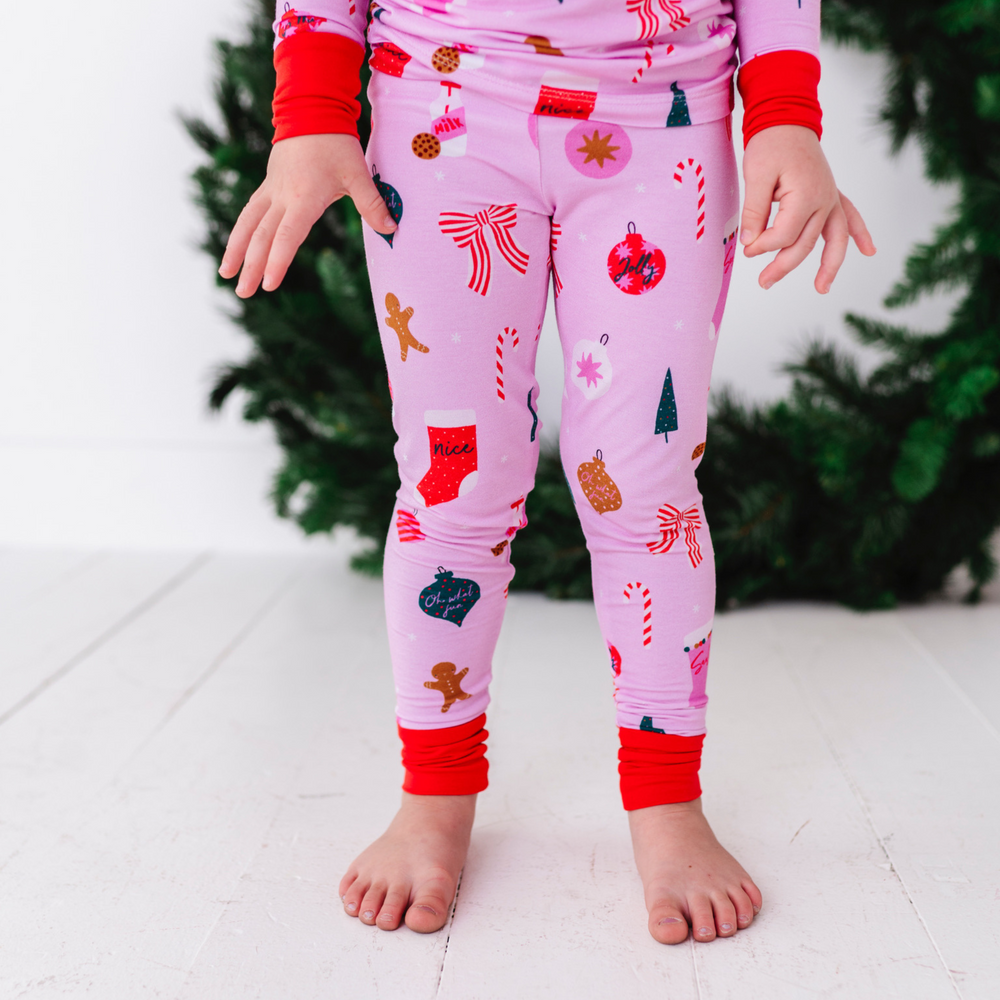 
                      
                        Pink Christmas Kids Pajamas by Kiki and Lulu
                      
                    