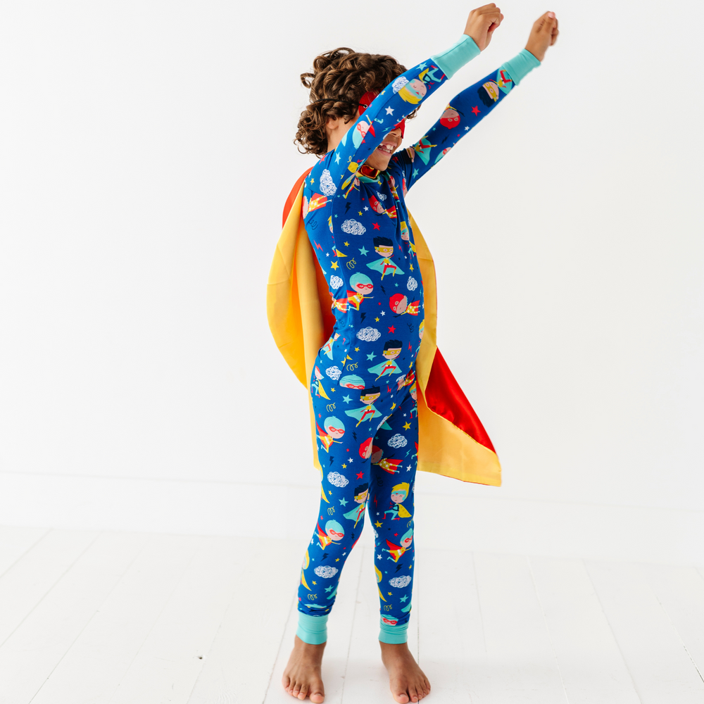 
                      
                        Cozy & Courageous Superhero Kids Pajamas
                      
                    