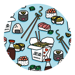 I'm Soy Hungry Print with Asian Cuisine made by Kiki + Lulu