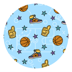 Swishes Come True Print with Basketball by Kiki + Lulu