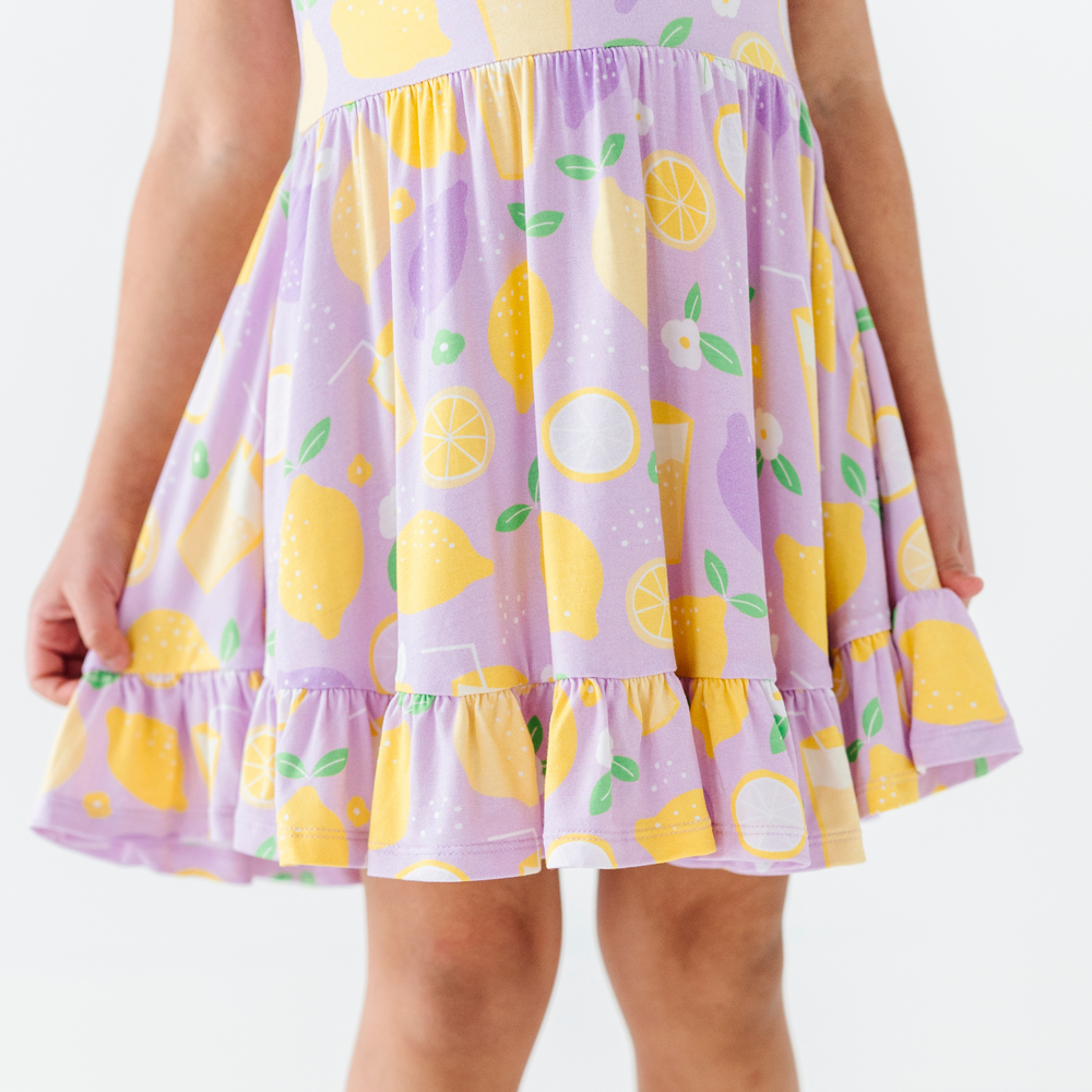 You Can Sip With Us Toddler/Girls Dress