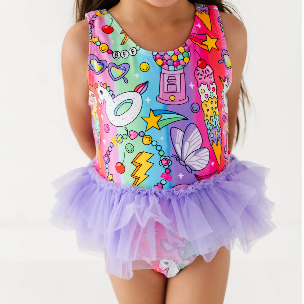 Cosmic Candyland Swimsuit With Tutu