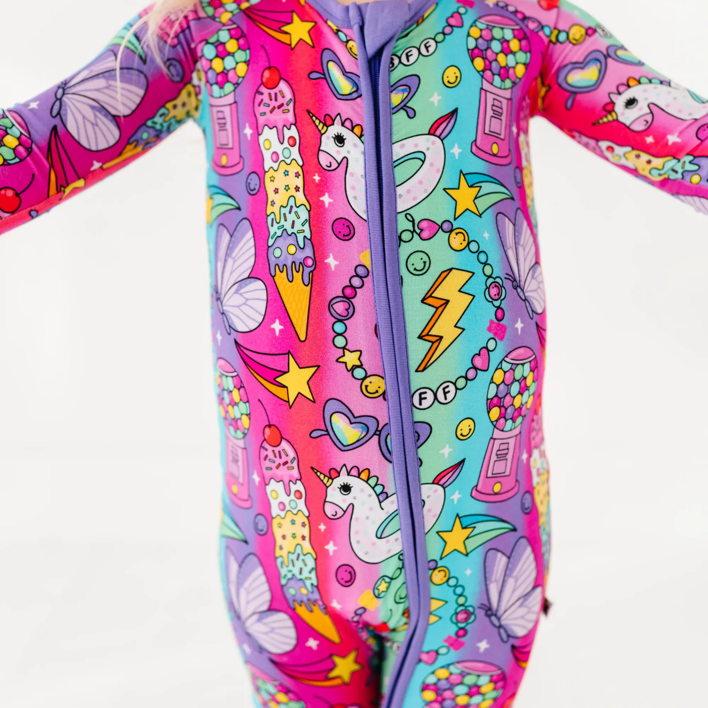 Cosmic Candyland Convertible Footie