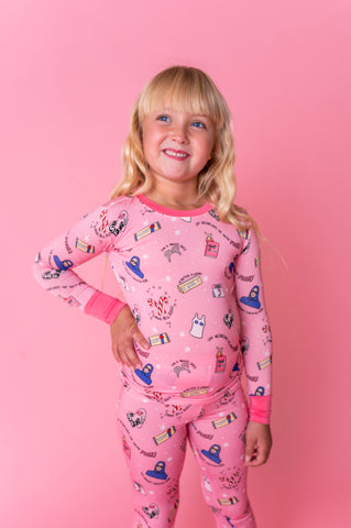 On Wednesdays We Wear Pink Kids Pajamas