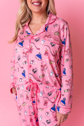On Wednesday's We Wear Pink Women's Luxe Lounge