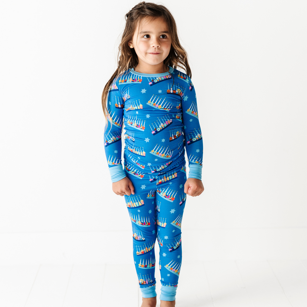 
                      
                        Girl in Hanukkah Pajamas
                      
                    