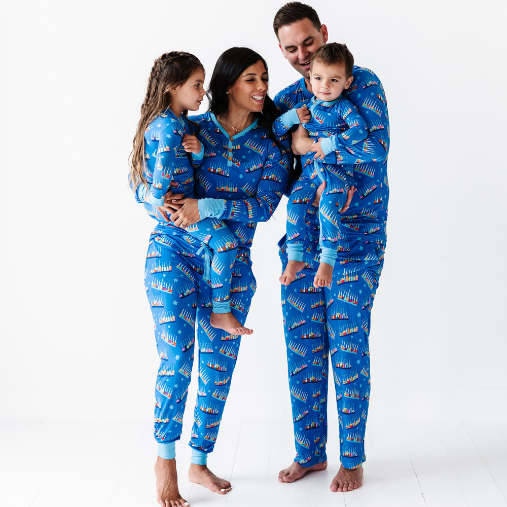 
                      
                        Kid in Hanukkah Pajamas family matching 
                      
                    