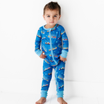 Kid in Hanukkah Pajamas family matching 