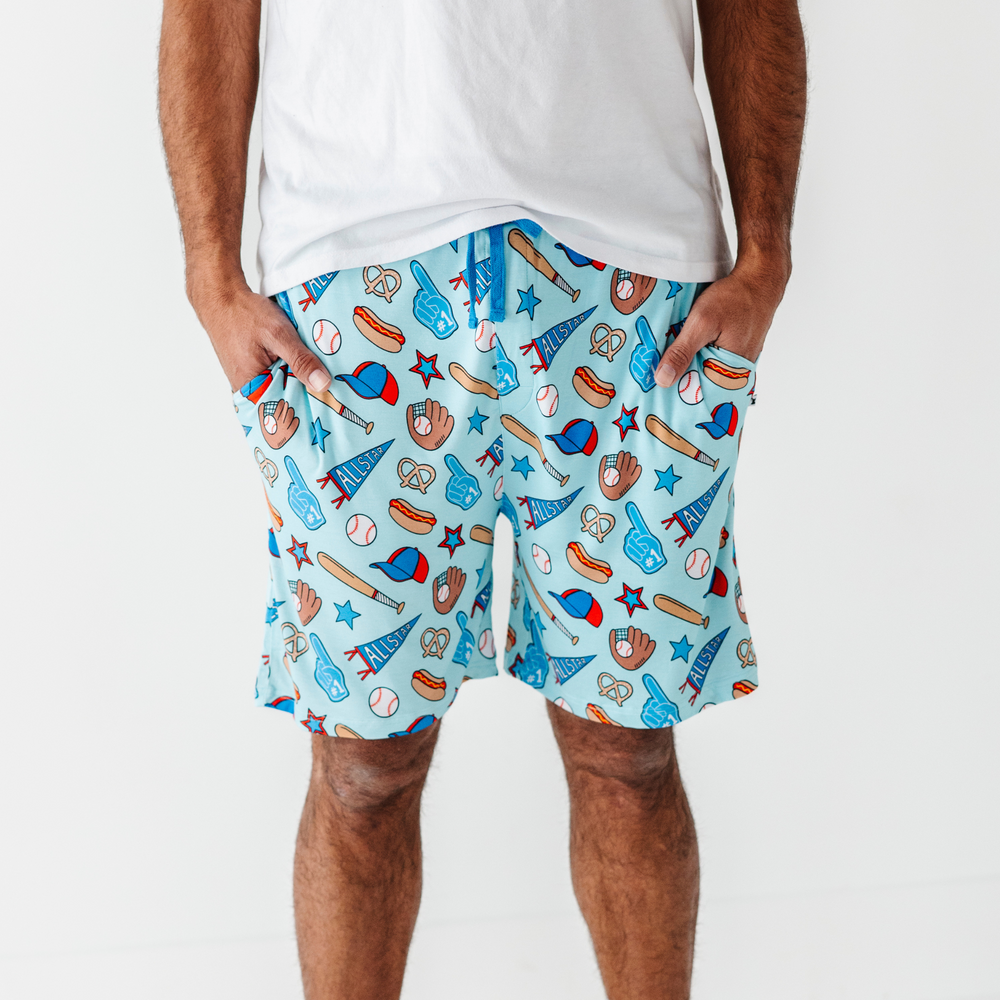 
                      
                        No Place Like Home Blue Baseball Mens Lounge Shorts
                      
                    