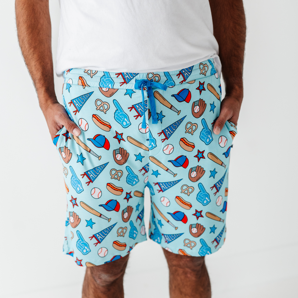 
                      
                        No Place Like Home Blue Baseball Mens Lounge Shorts
                      
                    