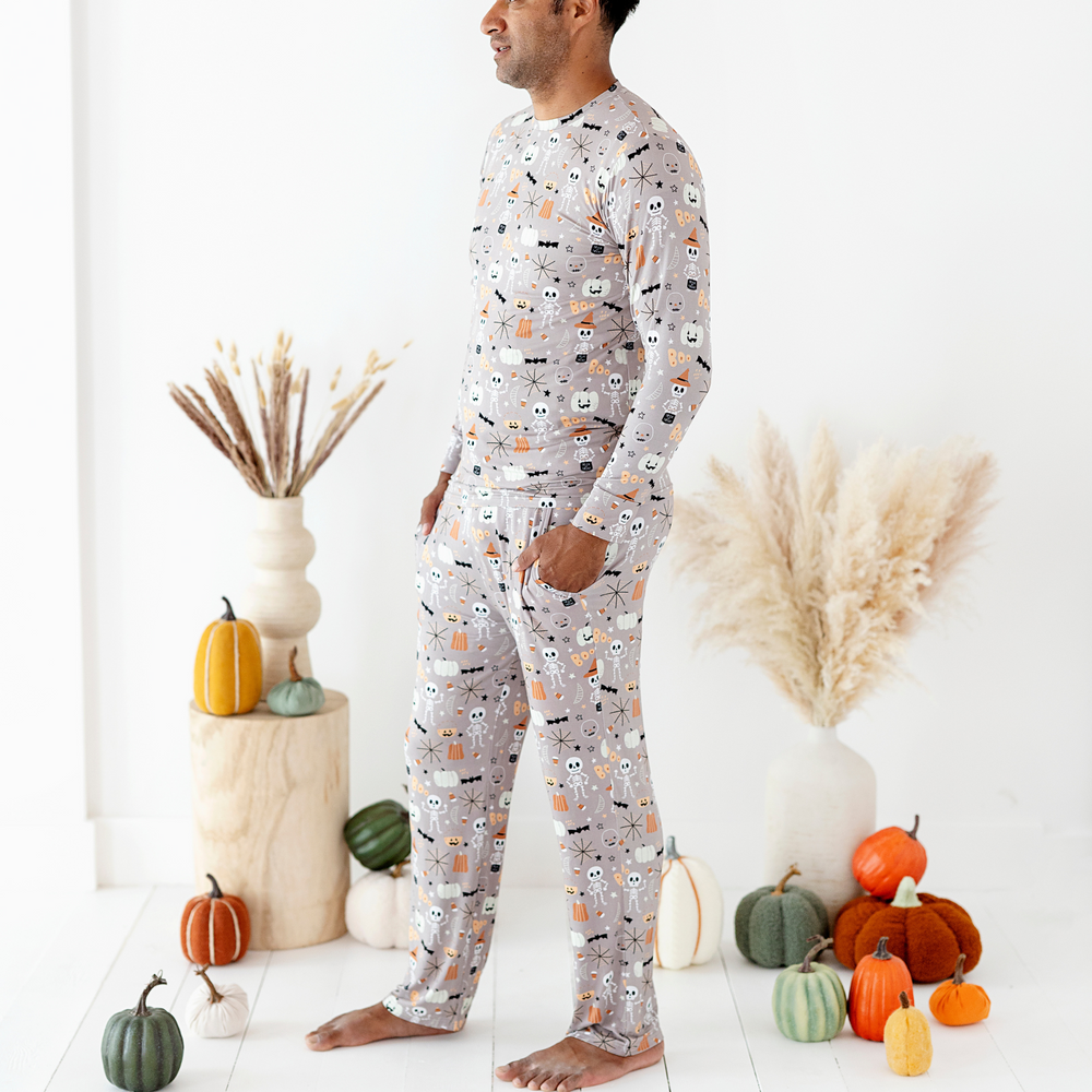 
                      
                        Man in Kiki+Lulu Halloween Pajamas
                      
                    