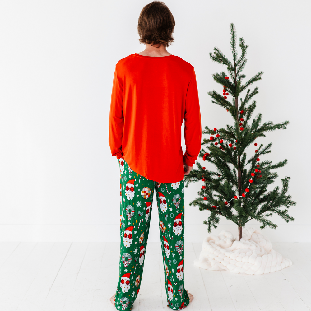 
                      
                        Retro Santa Mens Christmas Pajamas by Kiki and Lulu
                      
                    