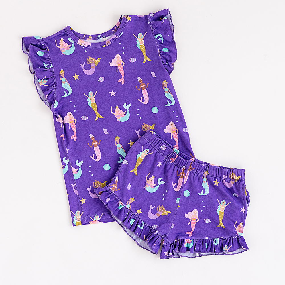 
                      
                        Mermaid in the U.S.A. Short Ruffle Pajamas Toddler/Kids
                      
                    