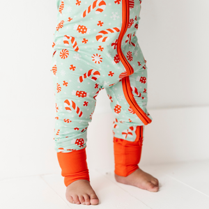 
                
                    Load image into Gallery viewer, Baby in Mint footies by Kiki and Lulu
                
            