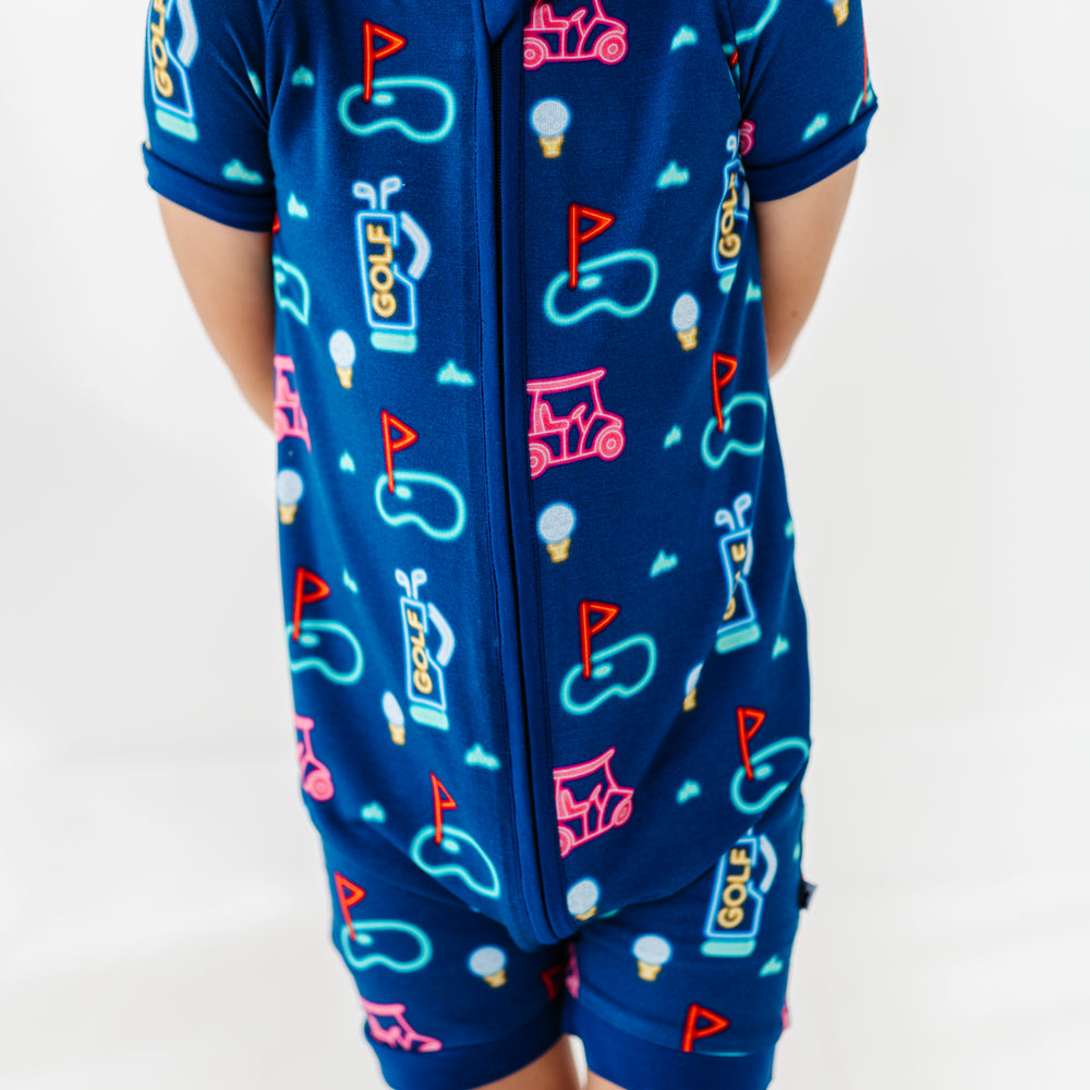 Neon Golf Shorties by Kiki and Lulu