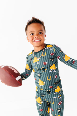 Touchdown, Wisconsin! Kids Pajamas