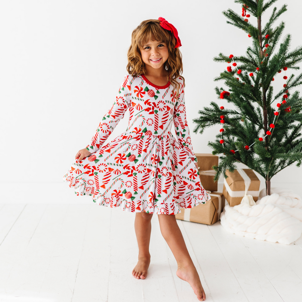 
                      
                        Girl in peppermint Christmas Dress
                      
                    