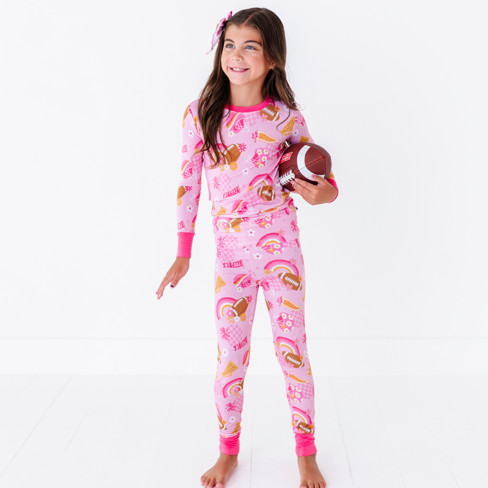 
                      
                        Pink Football Pajamas by Kiki and Lulu
                      
                    