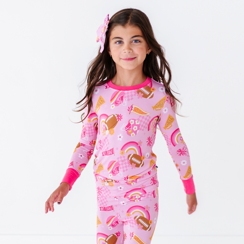 
                      
                        Pink Football Pajamas by Kiki and Lulu
                      
                    