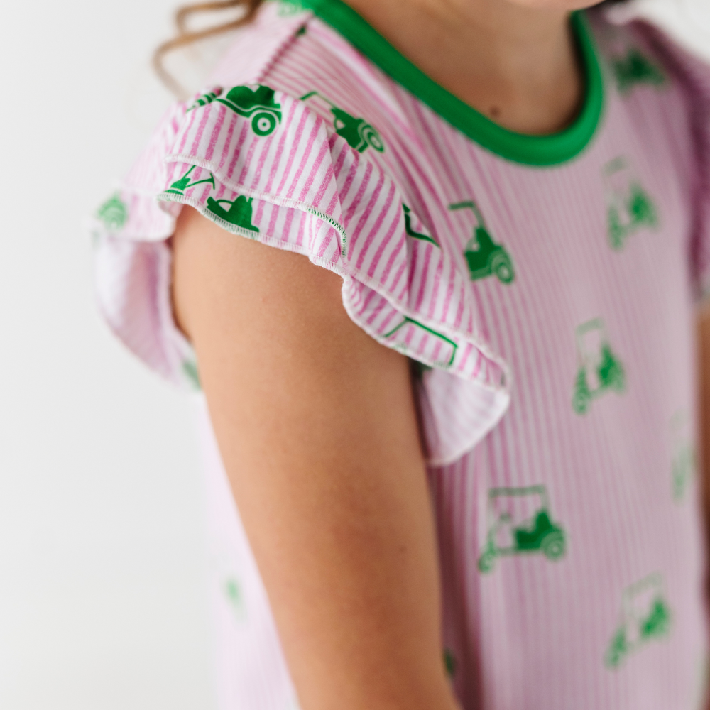 
                      
                        Who's Your Caddy? Pink Golf Ruffle Pajamas Toddler/Kids
                      
                    