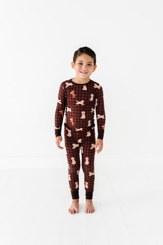 Paws & Plaid Kids Pajamas